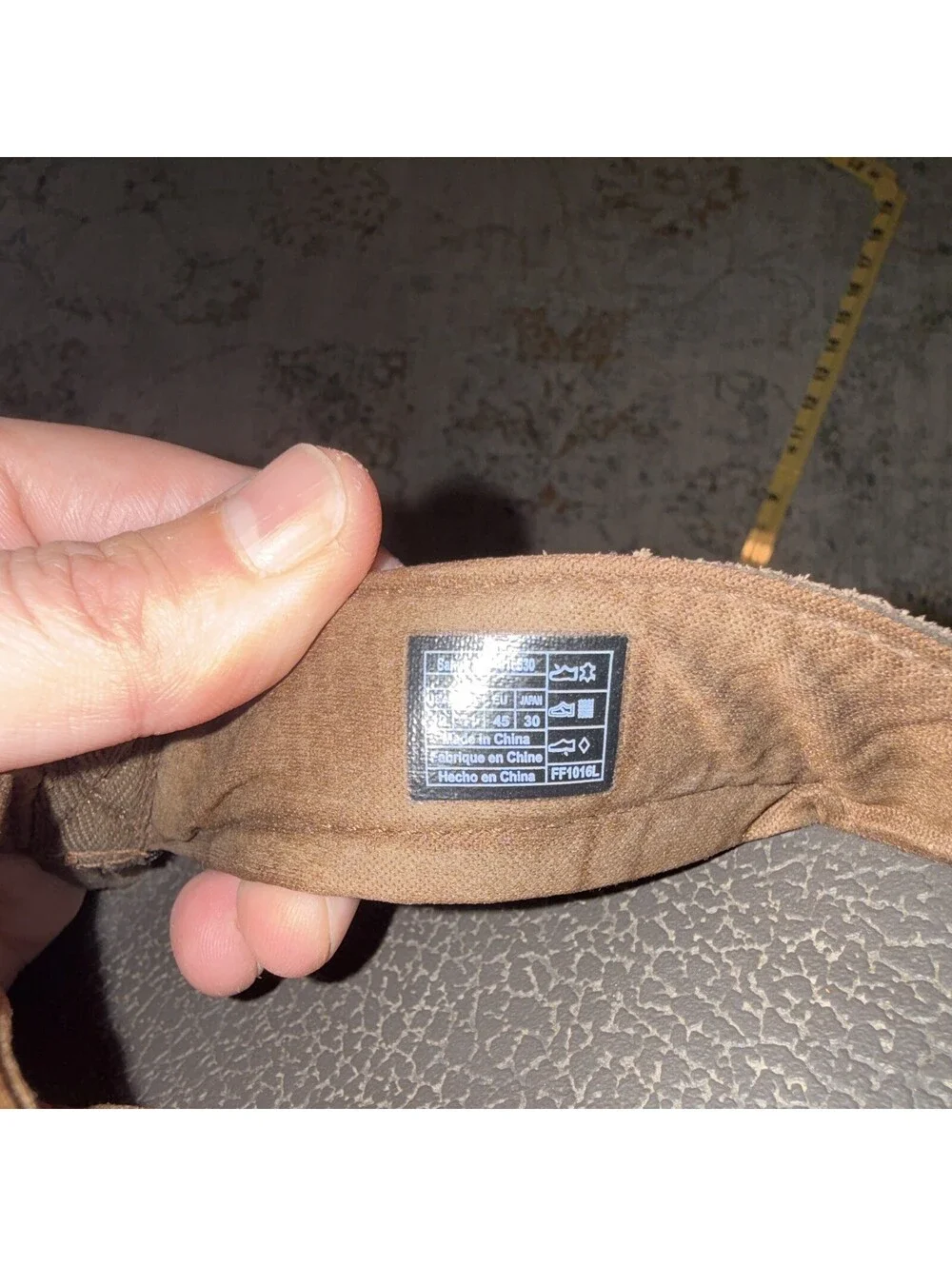 Sanuk Men’s Brown/Gray Flip Flop Sandals Logo Accent US 12 MPN SN 1016630